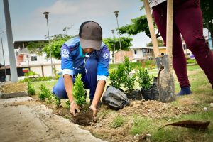 Seguimos recuperando áreas verdes con la transformación del parque Los Choferes