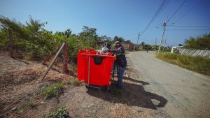 La basura en su lugar