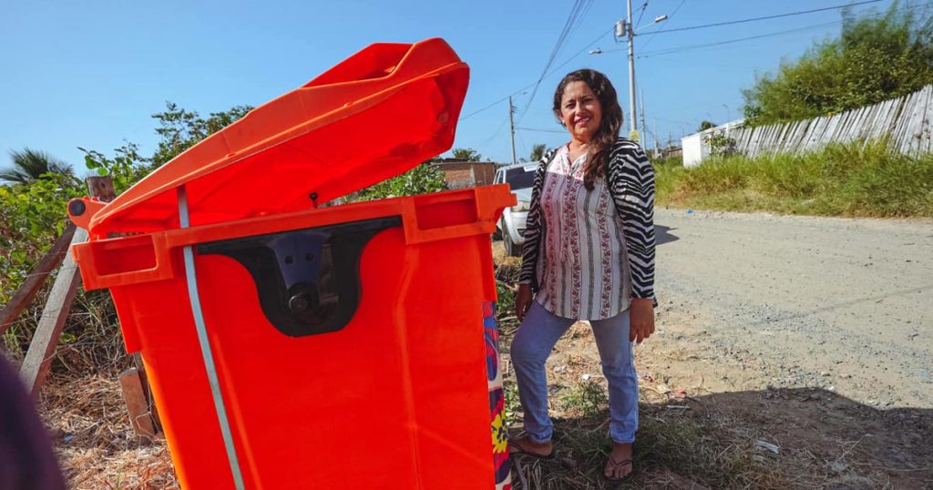 La basura en su lugar