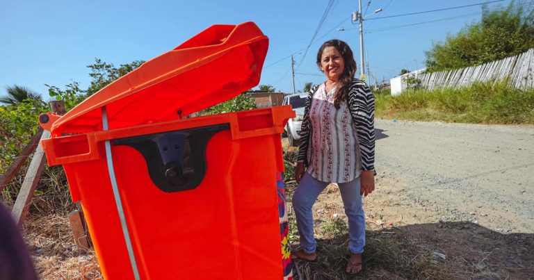 La basura en su lugar