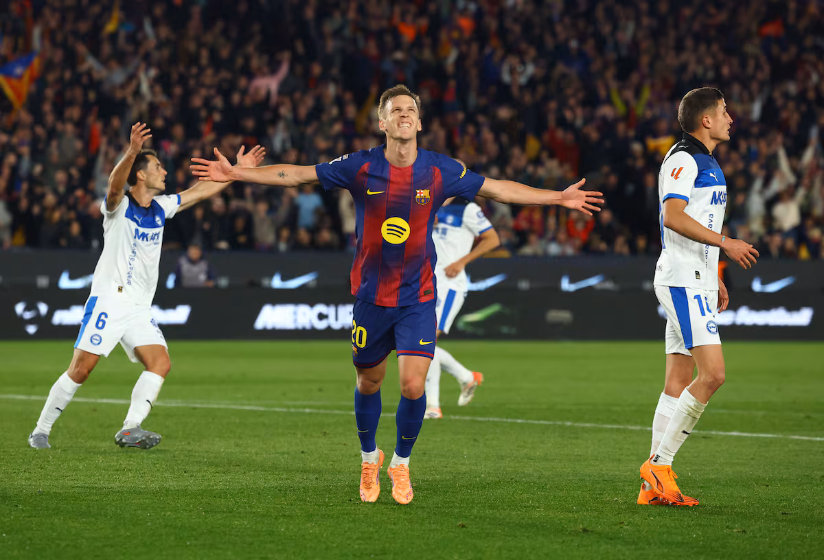 Los goles acaban con la tensión del Camp Nou Ramon Besa
