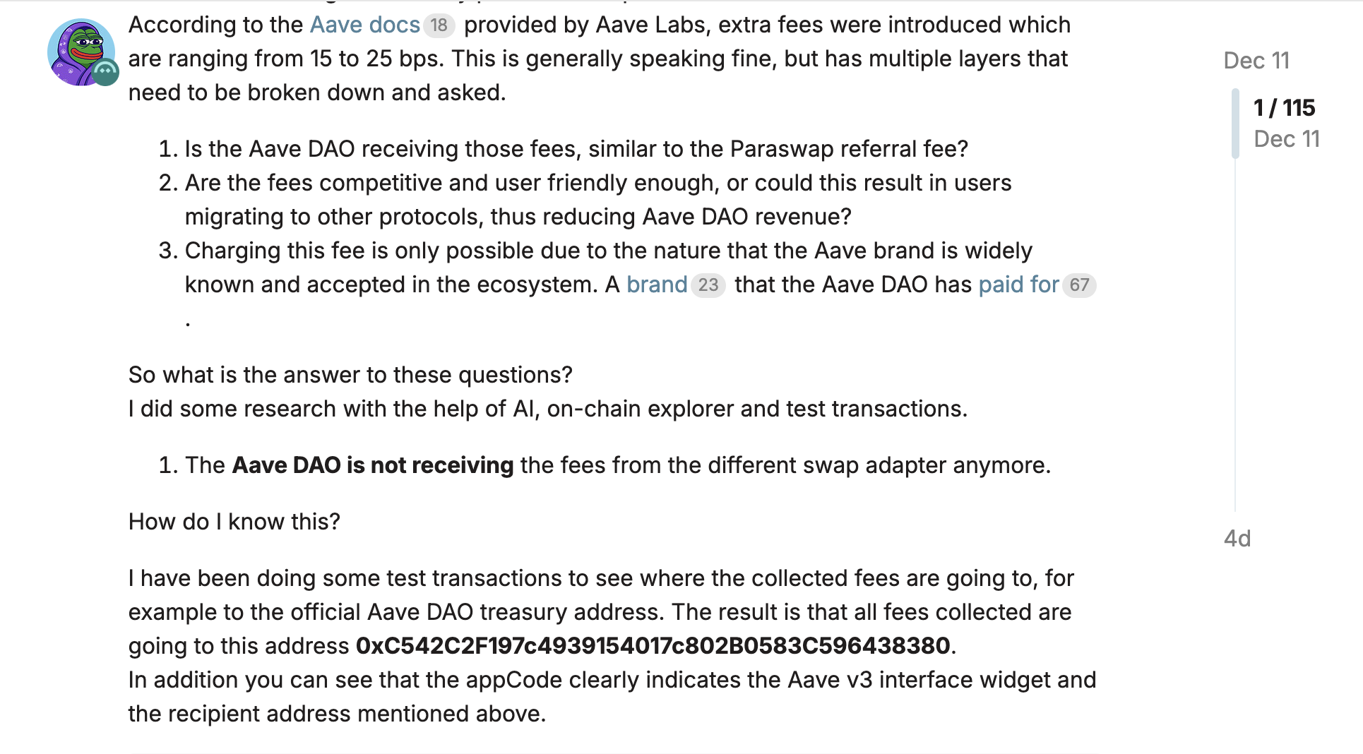 Fundador de Aave negó comprar tokens para influir en una votación fallida de la DAO Fundador de Aave negó comprar tokens para influir en una votación fallida de la DAO