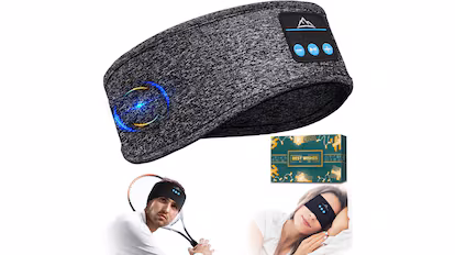 20 regalos de última hora que llegarán a tiempo por Navidad hasta tu casa y que no parecen improvisados Estos auriculares para dormir son muy cómodos.