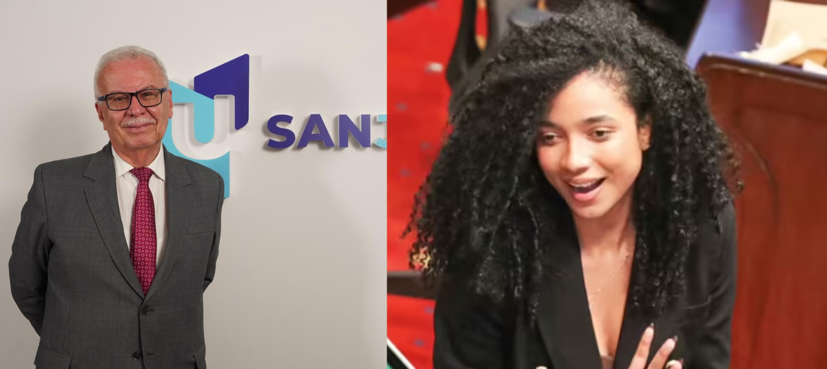 Fundación San José revisará 48.000 títulos expedidos 'uno por uno', después del escándalo de Juliana Guerrero, señaló Francisco Pareja Francisco Pareja, fundador de la Fundación San José, y Juliana Guerrero.