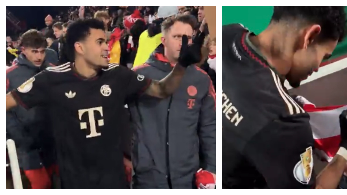Luis Díaz y Junior, un amor que traspasa fronteras: el guajiro firmó camiseta del club costeño en partido del Bayern Múnich; video Luis Díaz y Junior, un amor que traspasa fronteras: el guajiro firmó camiseta del club costeño en partido del Bayern Múnich; video