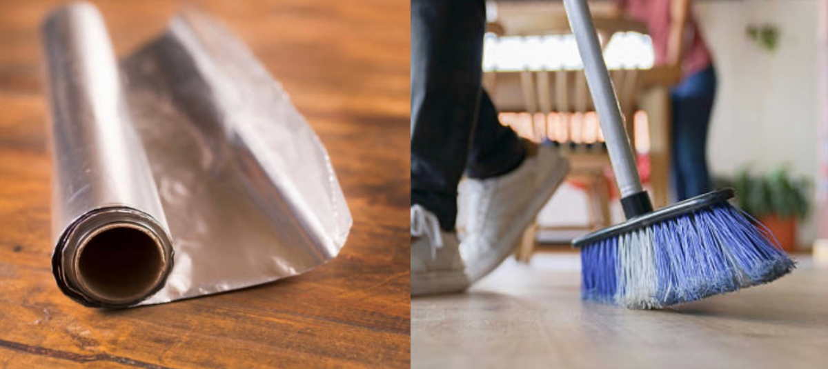 ¿Para qué sirve mezclar cáscaras de limón, con alcohol y bicarbonato? Aluminio en la escoba.