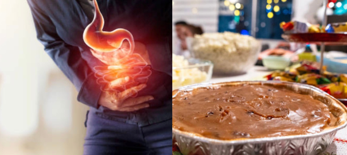 Las bebidas naturales que ayuda a prevenir la indigestión en las fiestas de Navidad Cena navideña.