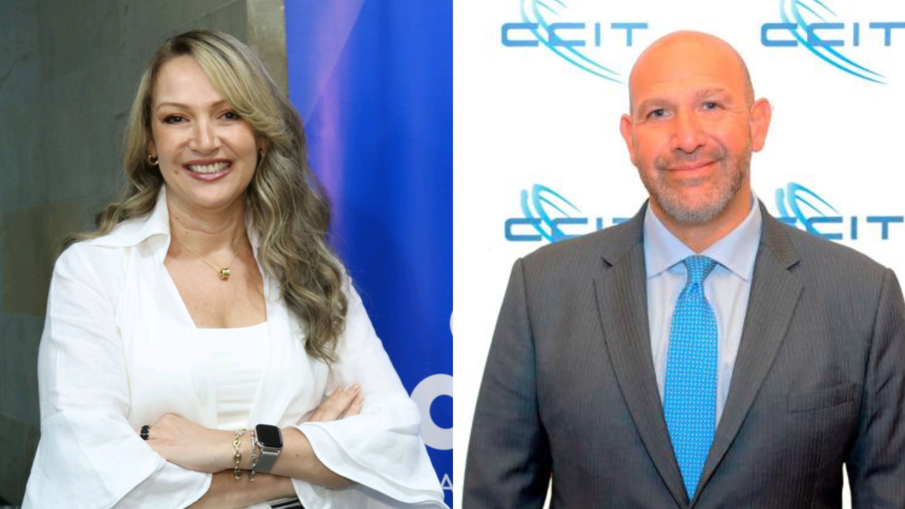 Las claves del decreto que impactaría a Airbnb y otras ‘apps’ de alquiler turístico Paula Cortes presidenta ejecutiva de Anato y Alberto Samuel Yohai presidente del CCIT