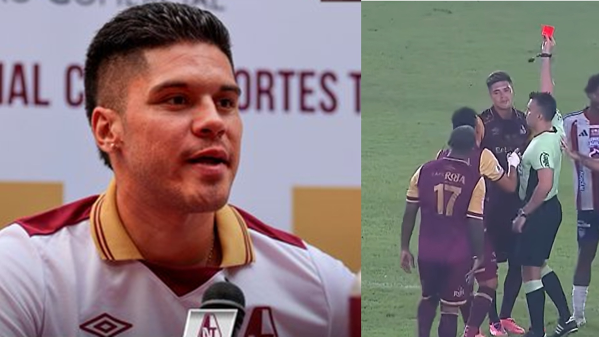 Sebastián Guzmán pidió perdón a los hinchas del Tolima tras su expulsión en la final contra Junior: 'Estoy destruido, con mi corazón vacío' Sebastián Guzmán pidió perdón a los hinchas del Tolima tras su expulsión en la final contra Junior: 'Estoy destruido, con mi corazón vacío'
