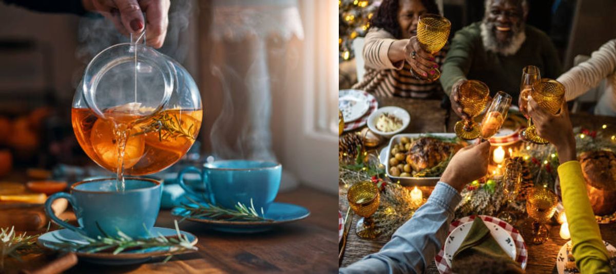 Cómo la familia influye en su forma de comer en Navidad y afecta los hábitos para 'bien' o para 'mal', según expertos té