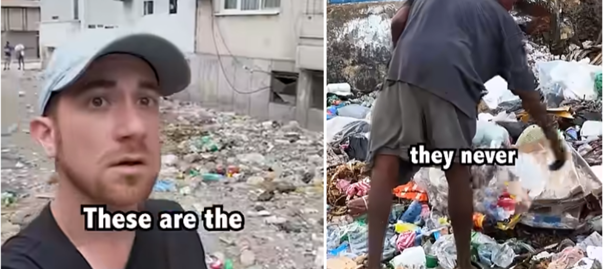 La única calle del mundo en la que las casas están a centímetros de una vía por la que pasa un tren país