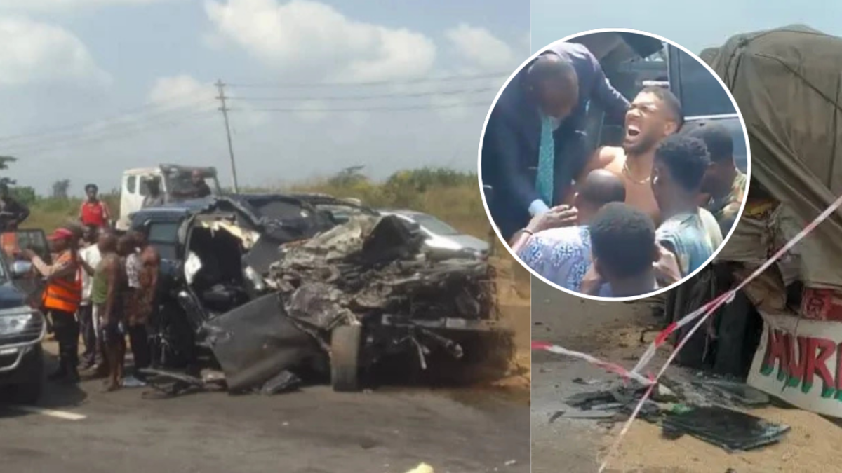 El boxeador Anthony Joshua se pronuncia tras sobrevivir a trágico accidente en Nigeria que cobró la vida de dos personas: 'Profunda tristeza' El boxeador Anthony Joshua se pronuncia tras sobrevivir a trágico accidente en Nigeria que cobró la vida de dos personas: 'Profunda tristeza'
