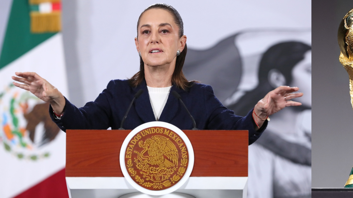 Claudia Sheinbaum, presidenta de México, lo reconoce: las entradas para la Copa Mundial de la Fifa 'son bastante caras' Claudia Sheinbaum, presidenta de México, lo reconoce: las entradas para la Copa Mundial de la Fifa 'son bastante caras'