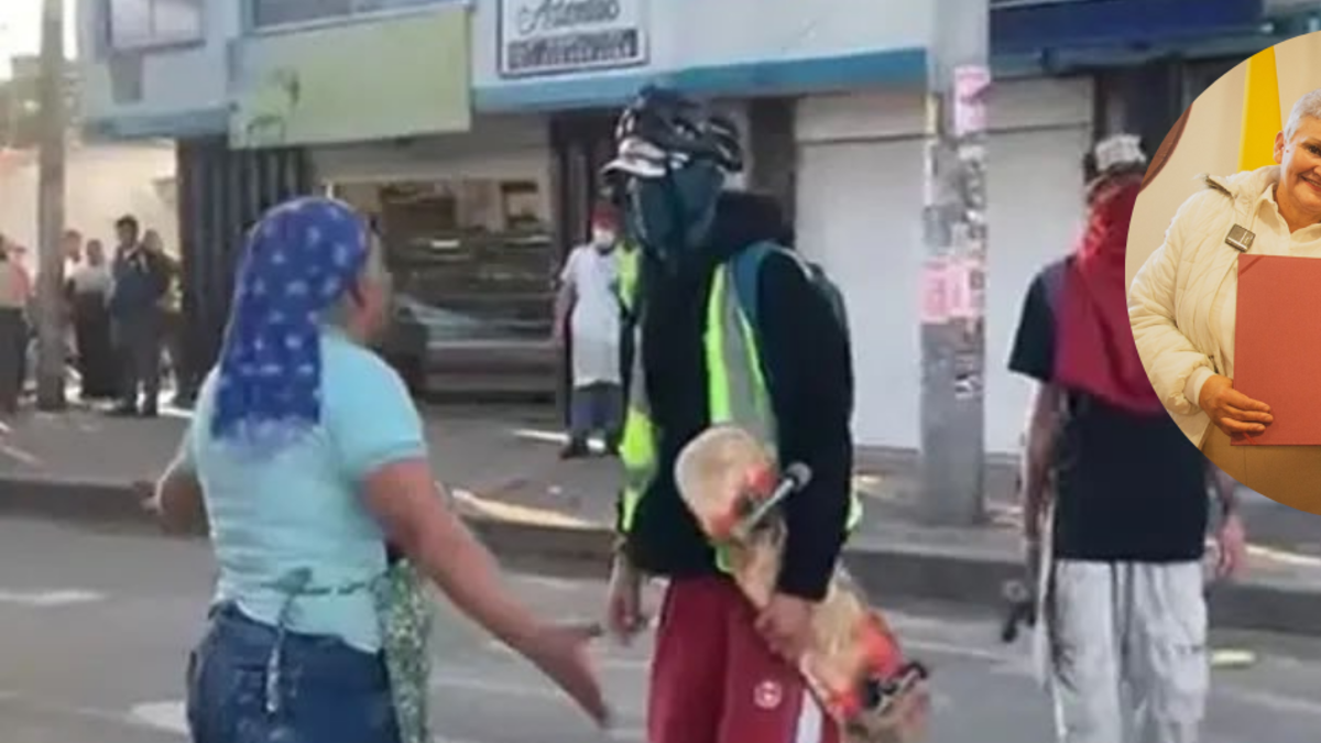 Concejo de Bogotá condecoró a la vendedora informal que se enfrentó a encapuchados: 'La valentía salió desde el fondo de mi corazón' Concejo de Bogotá condecoró a la vendedora informal que se enfrentó a encapuchados: 'La valentía salió desde el fondo de mi corazón'