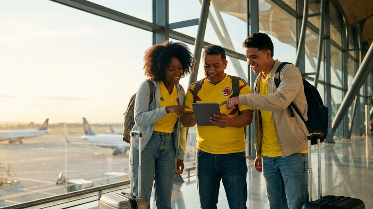 De Bogotá a Miami pasando por México: cuánto vale seguir a Colombia en sus tres primeros partidos en el Mundial 2026 De Bogotá a Miami pasando por México: cuánto vale seguir a Colombia en sus tres primeros partidos en el Mundial 2026