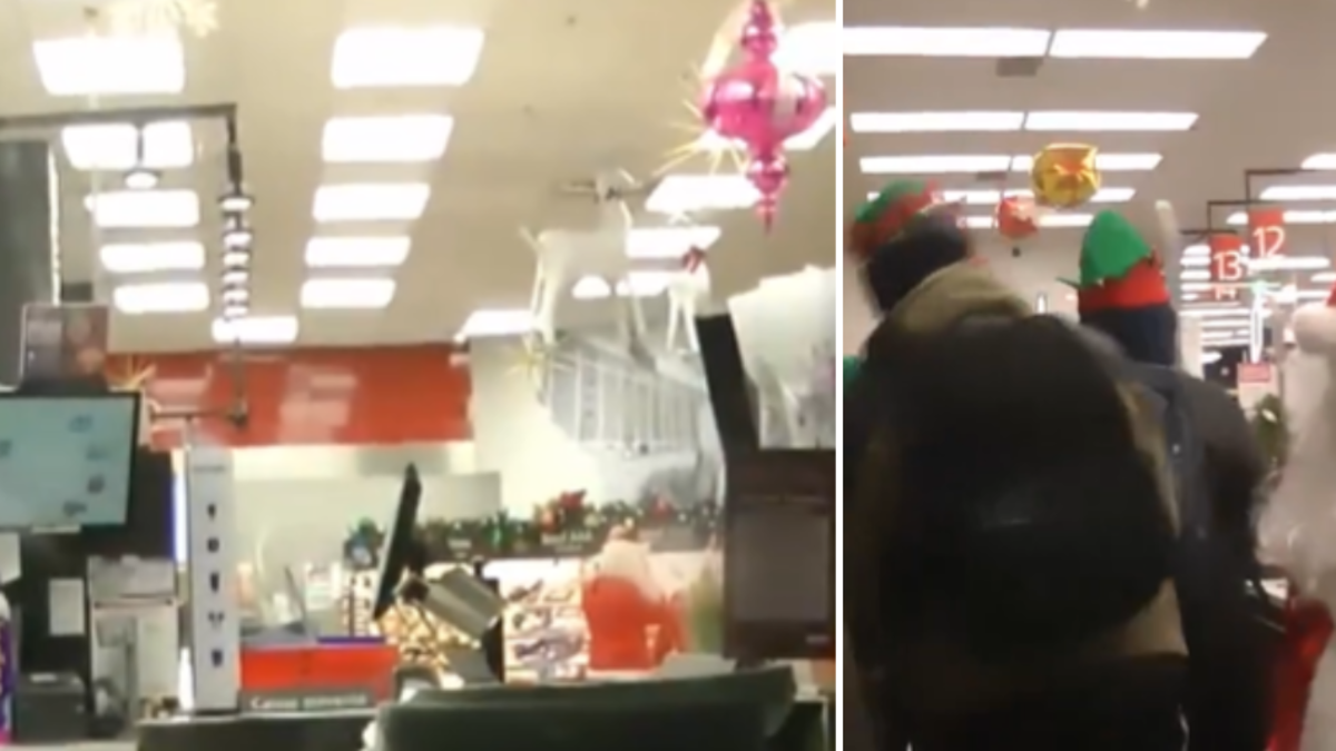 Disfrazados de elfos y liderados por Papá Noel, ladrones robaron un supermercado: se justificaron y dijeron que 'era para los niños' Disfrazados de elfos y liderados por Papá Noel, ladrones robaron un supermercado: se justificaron y dijeron que 'era para los niños'