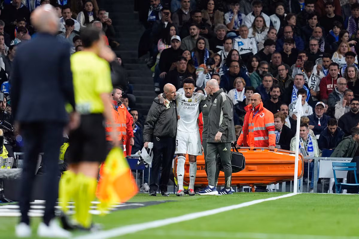 Éder Militão, unos cuatro meses de baja EL PAÍS