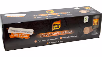 Limpiar la chimenea deja de ser un suplicio con el producto que la deshollina en 60 minutos Este es el mejor leño deshollinador para chimeneas que se puede comprar en Amazon