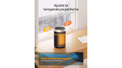 Calienta rápido, no hace ruido y consume poco: el calefactor cerámico perfecto existe y está en Amazon Este es uno de los mejores calefactores cerámicos que se pueden comprar en Amazon