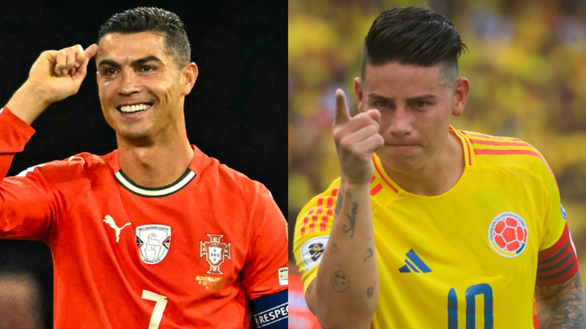 James Rodríguez analizó el duro choque de Colombia vs. Portugal en el Mundial 2026 y habló de Cristiano Ronaldo: 'Van a estar en nuestra contra' James Rodríguez analizó el duro choque de Colombia vs. Portugal en el Mundial 2026 y habló de Cristiano Ronaldo: 'Van a estar en nuestra contra'