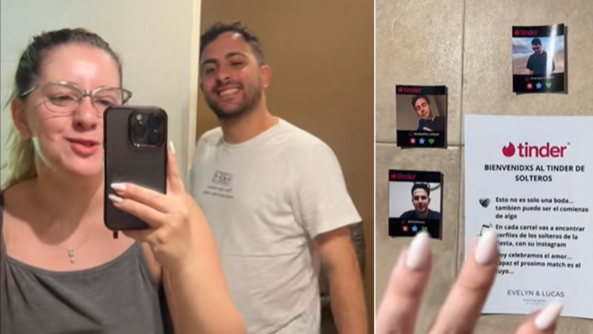 Pareja organizó un juego de citas en su boda y fue un éxito: ‘Pusimos fotos de los solteros en cada baño’ Pareja organizó un juego de citas en su boda y fue un éxito: ‘Pusimos fotos de los solteros en cada baño’