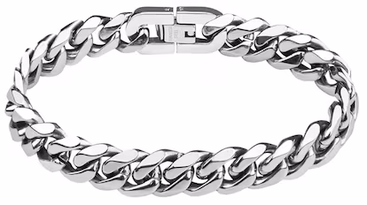 5 pulseras de hombre superventas para acertar con el regalo de Reyes Pulsera con forma de cadena.