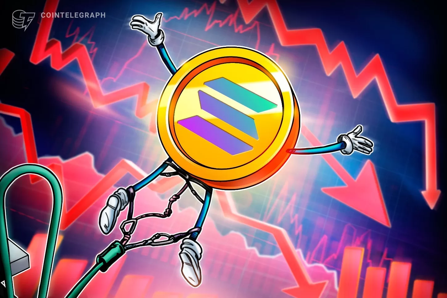 SOL lucha mientras el TVL de Solana cae y la demanda de memecoins se desvanece Cointelegraph