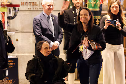 María Corina Machado defiende en Oslo “las acciones decisivas de Trump” sobre Venezuela María Corina Machado defiende en Oslo “las acciones decisivas de Trump” sobre Venezuela