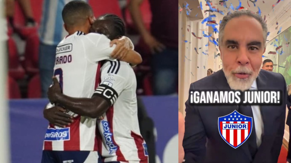 Video | Armando Benedetti, ministro del Interior, no se perdió la final del Junior, así celebró el gol de José Enamorado: 'Tuki tuki para el Tolima' Video | Armando Benedetti, ministro del Interior, no se perdió la final del Junior, así celebró el gol de José Enamorado: 'Tuki tuki para el Tolima'