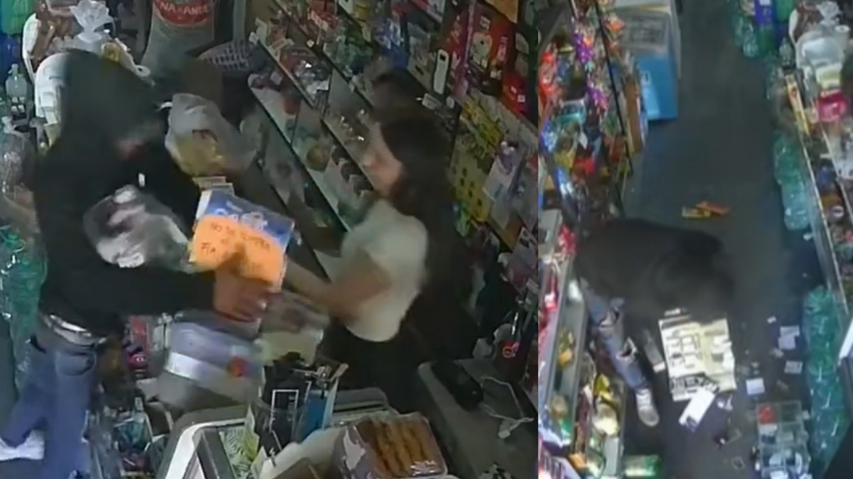 Video | Con puños y una patada voladora, joven evitó el robo del supermercado en el que trabajaba Video | Con puños y una patada voladora, joven evitó el robo del supermercado en el que trabajaba
