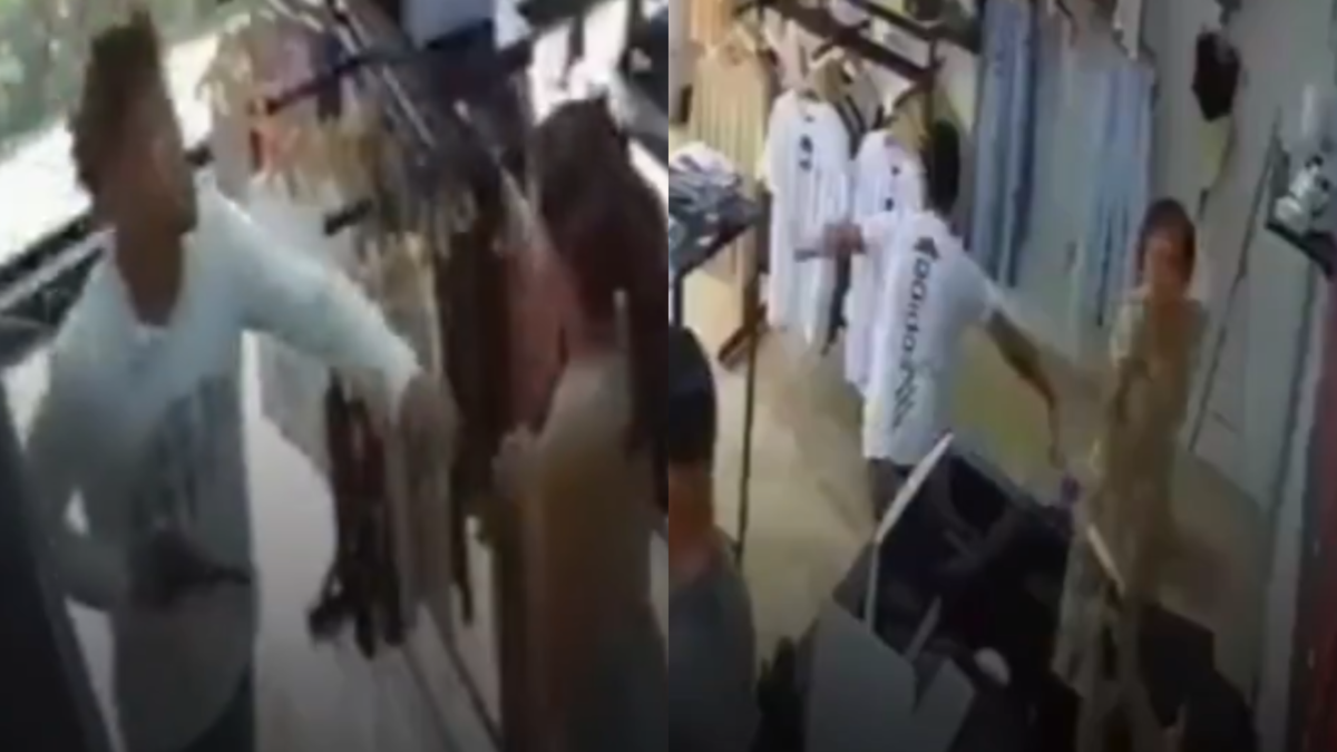 Video: mujer sacó un arma y ahuyentó a ladrones que intentaron robar su local Video: mujer sacó un arma y ahuyentó a ladrones que intentaron robar su local