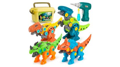 Regalos de Navidad para niños de 4 a 6 años que les entretienen y fomentan su creatividad Regalos de 4 a 6 años sobre fondo blanco.