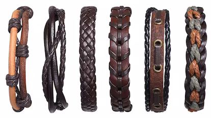 5 pulseras de hombre superventas para acertar con el regalo de Reyes Pulseras de diferentes diseños.