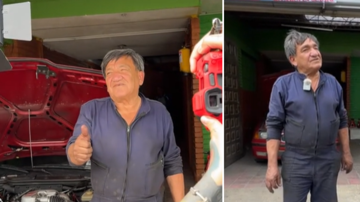 'Influencer' bogotano compartió la historia de don Jorge, un mecánico ciego que nunca se rindió: 'No hay labores imposibles, sino hombres incapaces' 'Influencer' bogotano compartió la historia de don Jorge, un mecánico ciego que nunca se rindió: 'No hay labores imposibles, sino hombres incapaces'