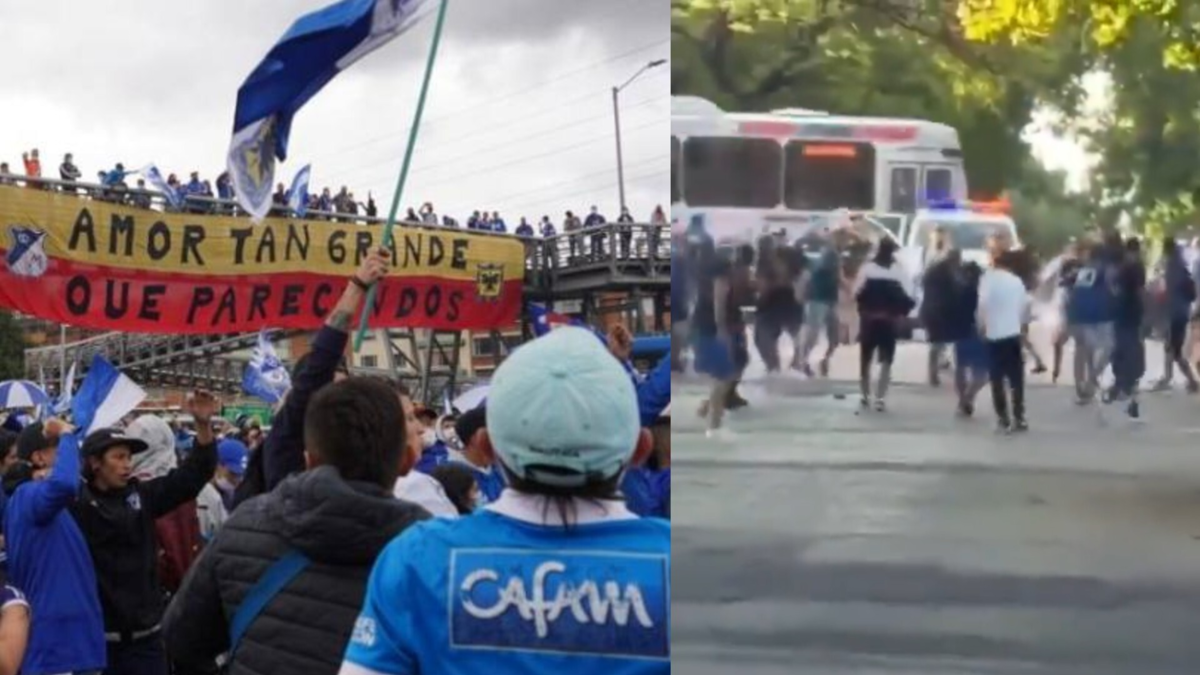 Video | Hinchas de Millonarios protagonizaron violenta pelea en Uruguay con seguidores de Nacional de Uruguay: hay un herido con arma de fuego Video | Hinchas de Millonarios protagonizaron violenta pelea en Uruguay con seguidores de Nacional de Uruguay: hay un herido con arma de fuego