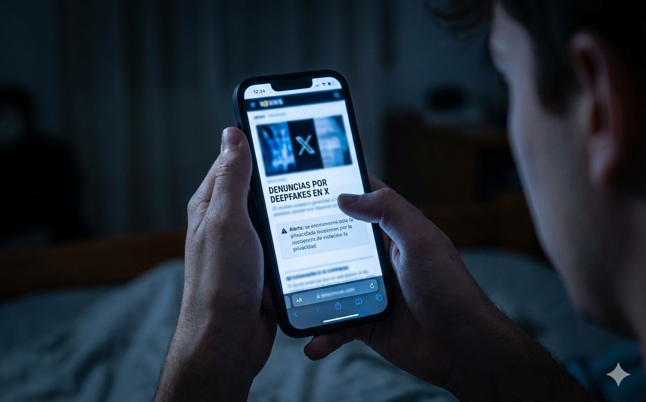 ‘Deepfake’ con inteligencia artificial: un delito que se puede denunciar Elon Musk restringe a la IA Grok, de X, opción de ‘desnudar’ personas reales