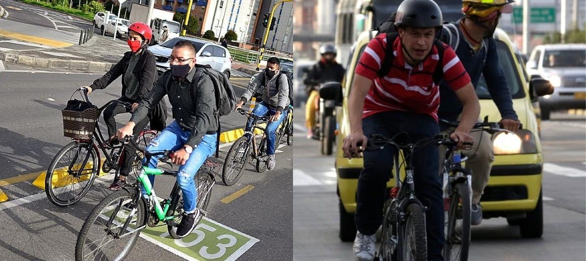 La multa de más de $200.000 que podrían recibir los ciclistas que realizan popular práctica para ‘ahorrar tiempo’ Alcaldía de Bogotá/Héctor Fabio Zamora