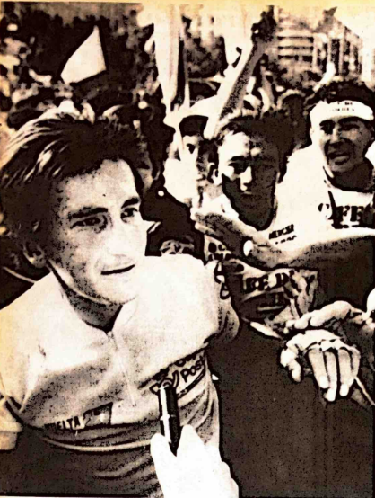 Herrera, ¡fantástico! /Así se vivió en Madrid el triunfo de Lucho Herrera, primer colombiano en ganar la Vuelta a España en 1987 EL TIEMPO