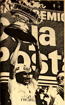 Herrera, ¡fantástico! /Así se vivió en Madrid el triunfo de Lucho Herrera, primer colombiano en ganar la Vuelta a España en 1987 EL TIEMPO