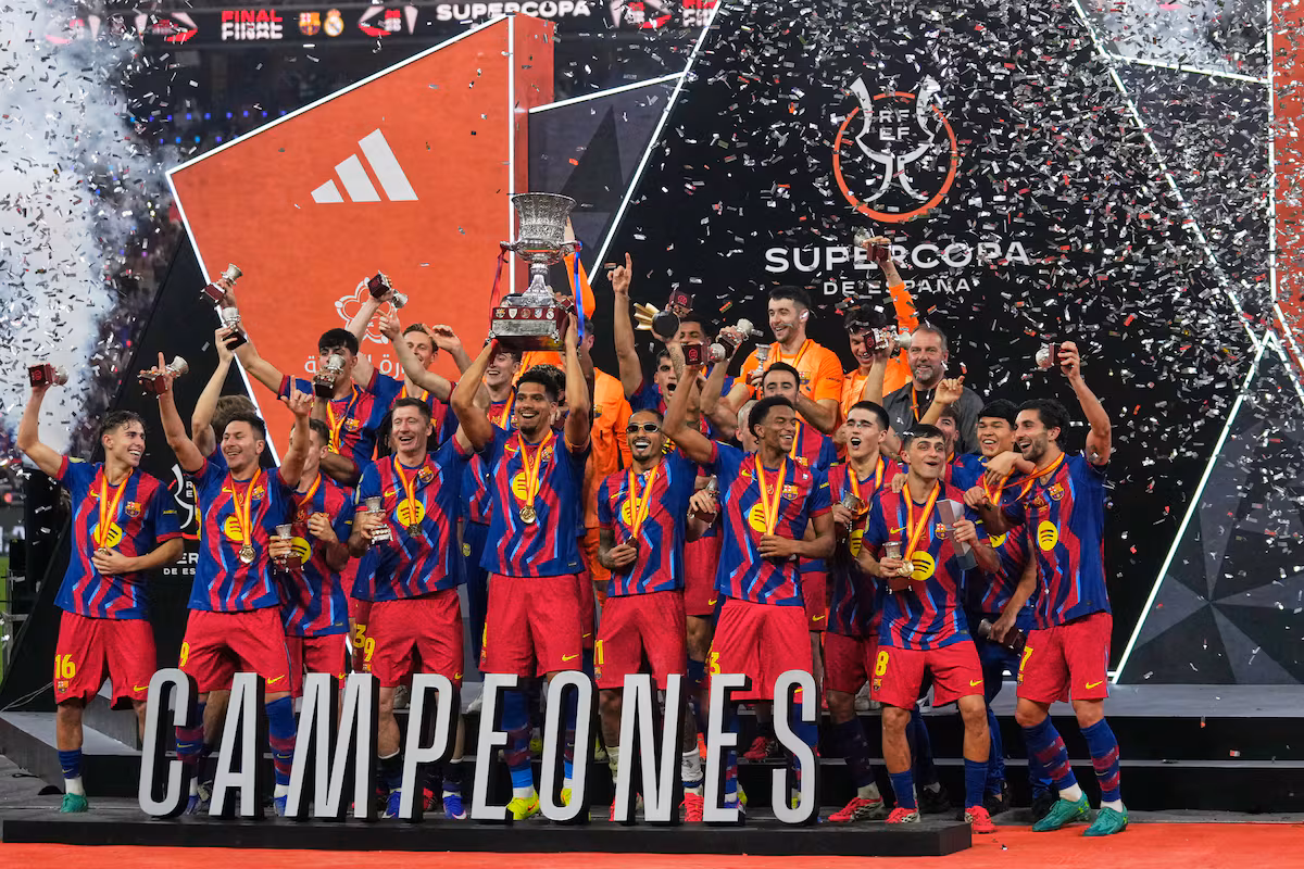 Barcelona - Real Madrid, la final de la supercopa de España en imágenes EL PAÍS