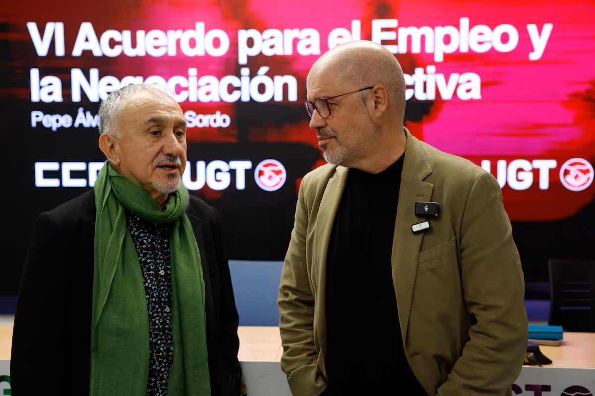 CC OO y UGT plantean a la patronal que los sueldos suban como mínimo un 4% anual hasta 2028 EL PAÍS