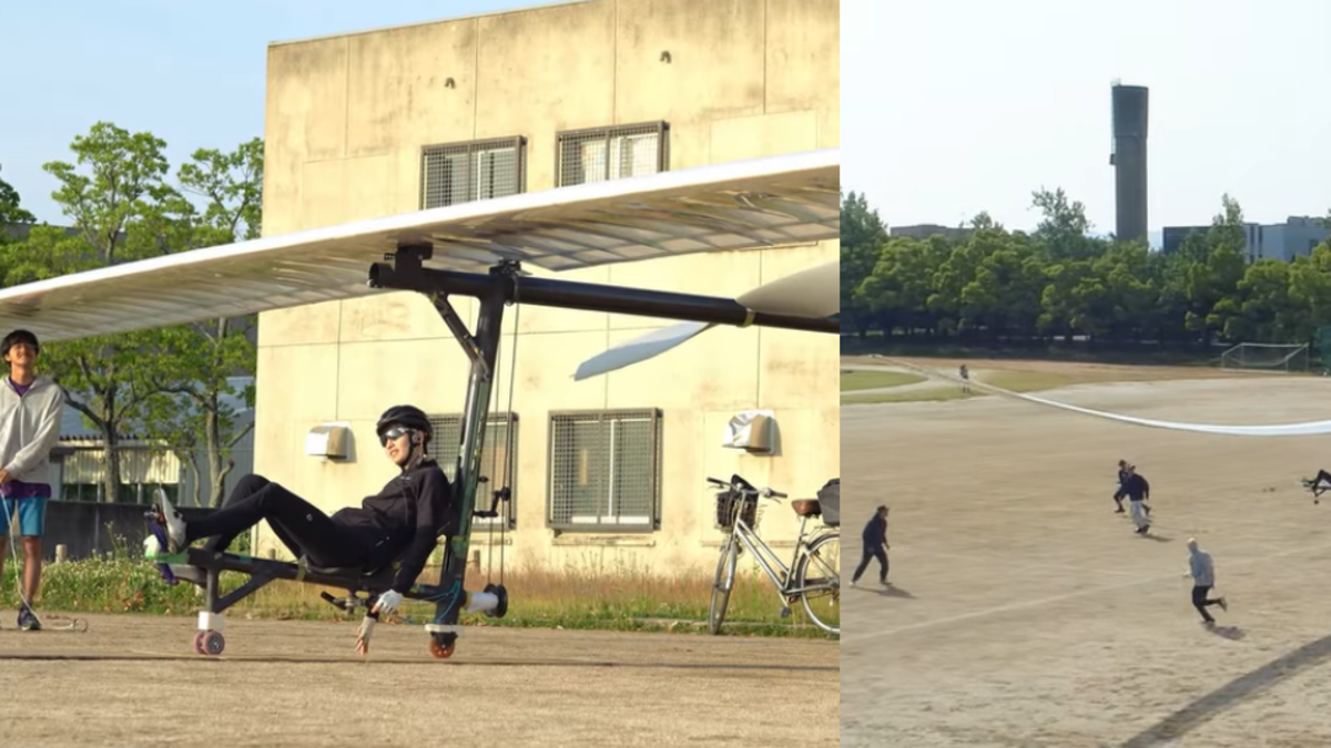 Como lo predijeron ‘Los Simpson’, crean avión bicicleta que vuela pedaleando: un experimento japonés que revoluciona las redes sociales Como lo predijeron ‘Los Simpson’, crean avión bicicleta que vuela pedaleando: un experimento japonés que revoluciona las redes sociales