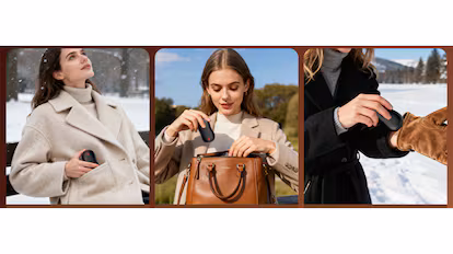 Arrasan en Amazon estos calentadores eléctricos de bolsillo ideales para el invierno Estos calentadores de manos eléctricos cuentan con más de 1.000 valoraciones.