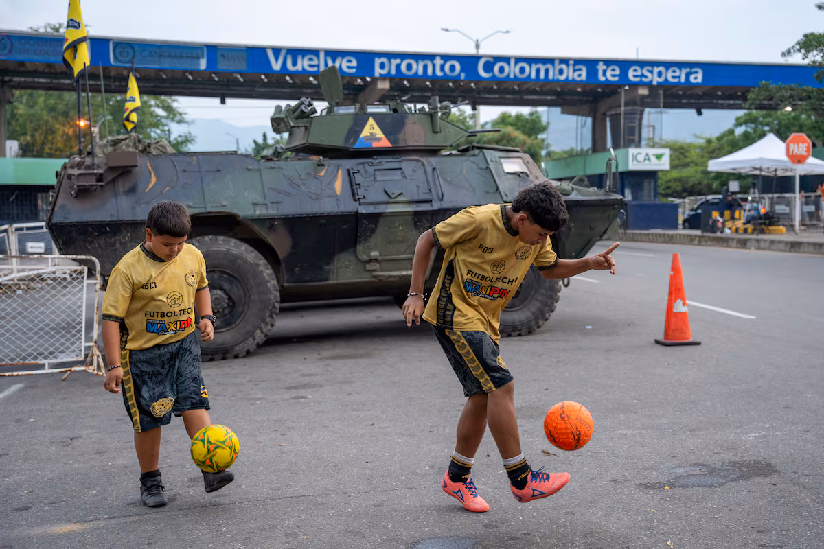 La Parada FC: Los niños venezolanos que cruzan la frontera colombiana para jugar fútbol EL PAÍS