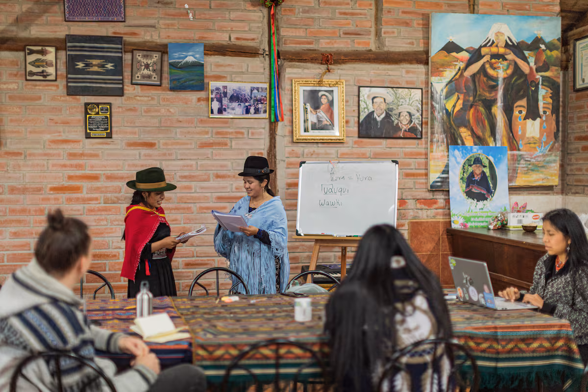 Las maestras que protegen la lengua kichwa en Ecuador EL PAÍS