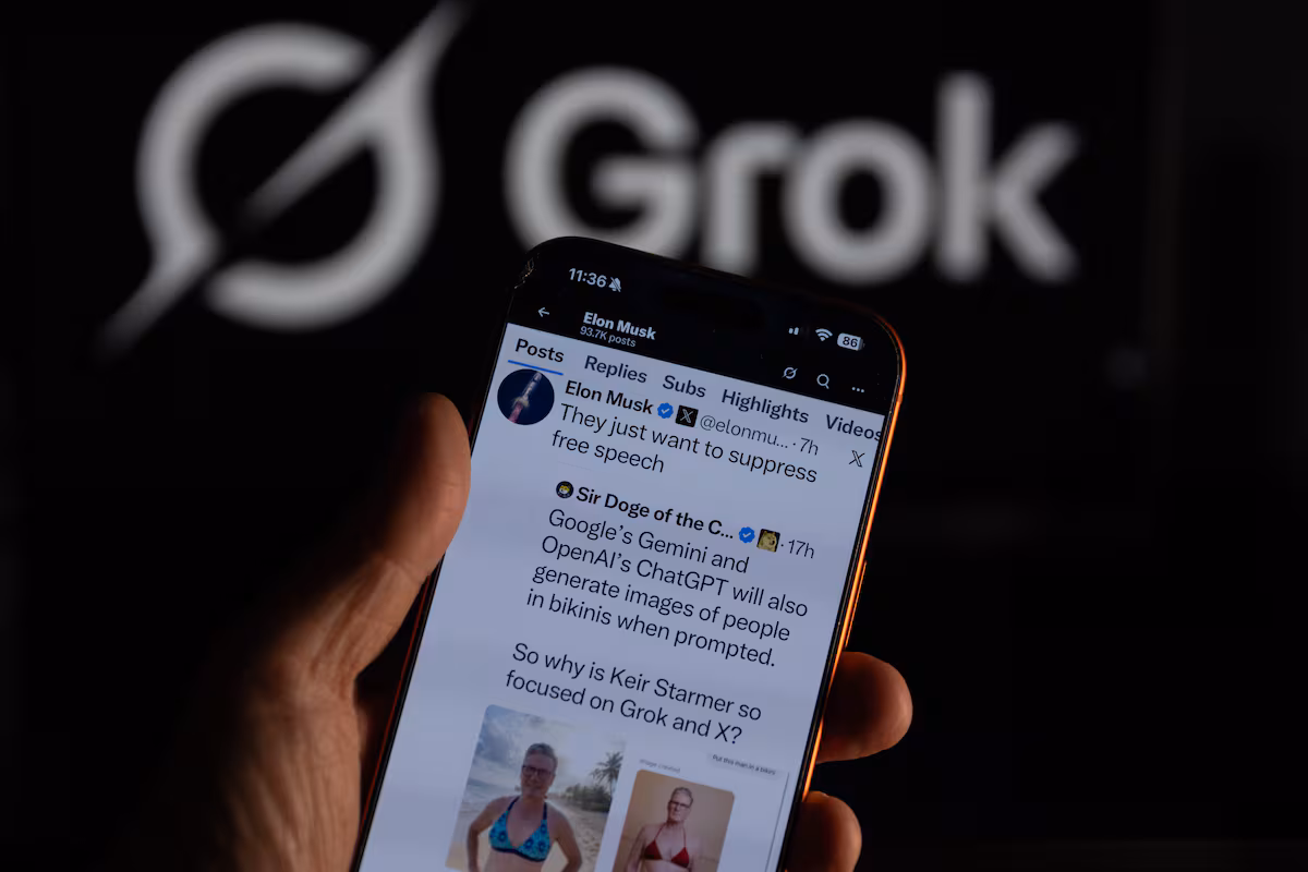 Los usuarios de Grok generaron tres millones de imágenes sexualizadas en X en 11 días, incluidas más de 23.000 de menores EL PAÍS