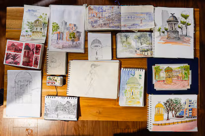 Urban Sketchers Bogotá: el colectivo de dibujo que ilustra las transformaciones urbanas de la capital colombiana Urban Sketchers Bogotá: el colectivo de dibujo que ilustra las transformaciones urbanas de la capital colombiana