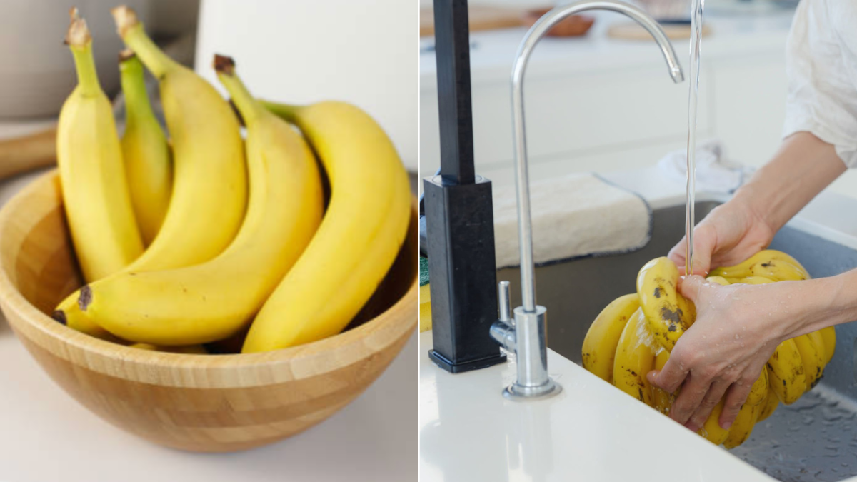 Por qué debería lavar los plátanos antes de pelarlos: estos son los trucos para que no se vuelvan 'pichosos' y se mantengan frescos más tiempo Por qué debería lavar los plátanos antes de pelarlos: estos son los trucos para que no se vuelvan 'pichosos' y se mantengan frescos más tiempo