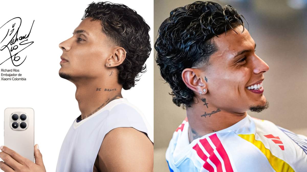 Richard Ríos consiguió nuevo trabajo, aparte de su labor como volante de la selección Colombia, se le midió al mundo de la tecnología Richard Ríos consiguió nuevo trabajo, aparte de su labor como volante de la selección Colombia, se le midió al mundo de la tecnología