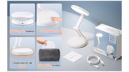 La lámpara LED portátil más vendida en Amazon está en oferta: es plegable, potente y recargable Esta es la mejor lámpara portátil que se puede comprar en Amazon